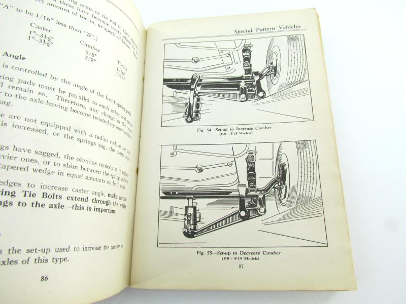 Instruction Book Ford Special Pattern Vehicles
