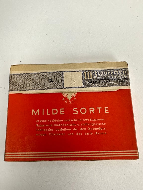 WW2 German "Milde Sorte cigaretten"