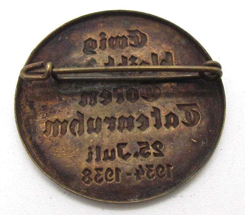 NSDAP Commemorative Badge – July Putsch 1934–1938