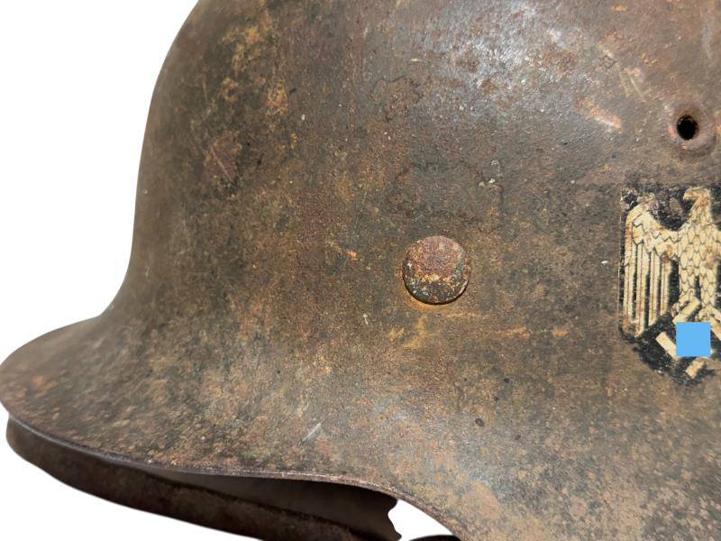 WH M42 Single Decal Helmet