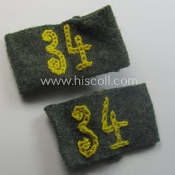 Pair of WH (Heeres) 'Nachrichten'-related, 'Schulterstück-Überschuben': 'Soldat des...