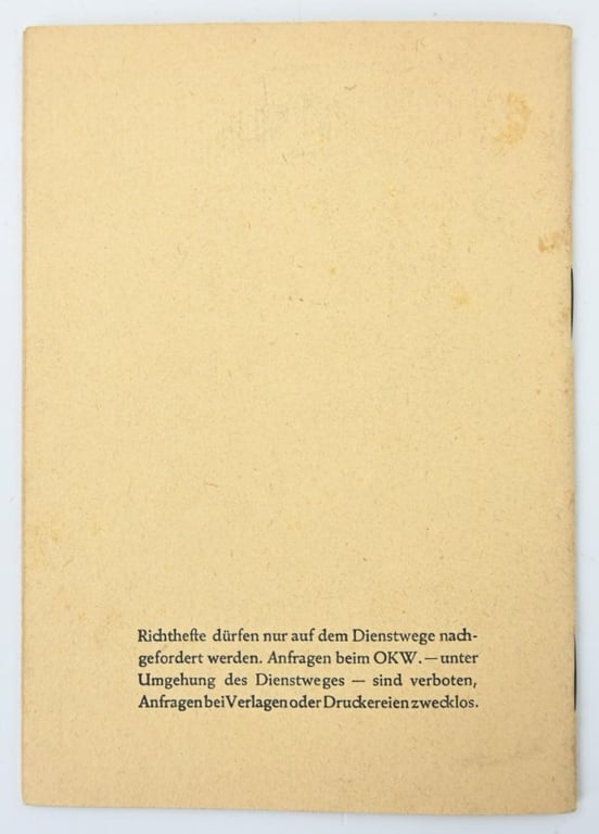 German WH Booklet 'Die Deutsche Soldat'