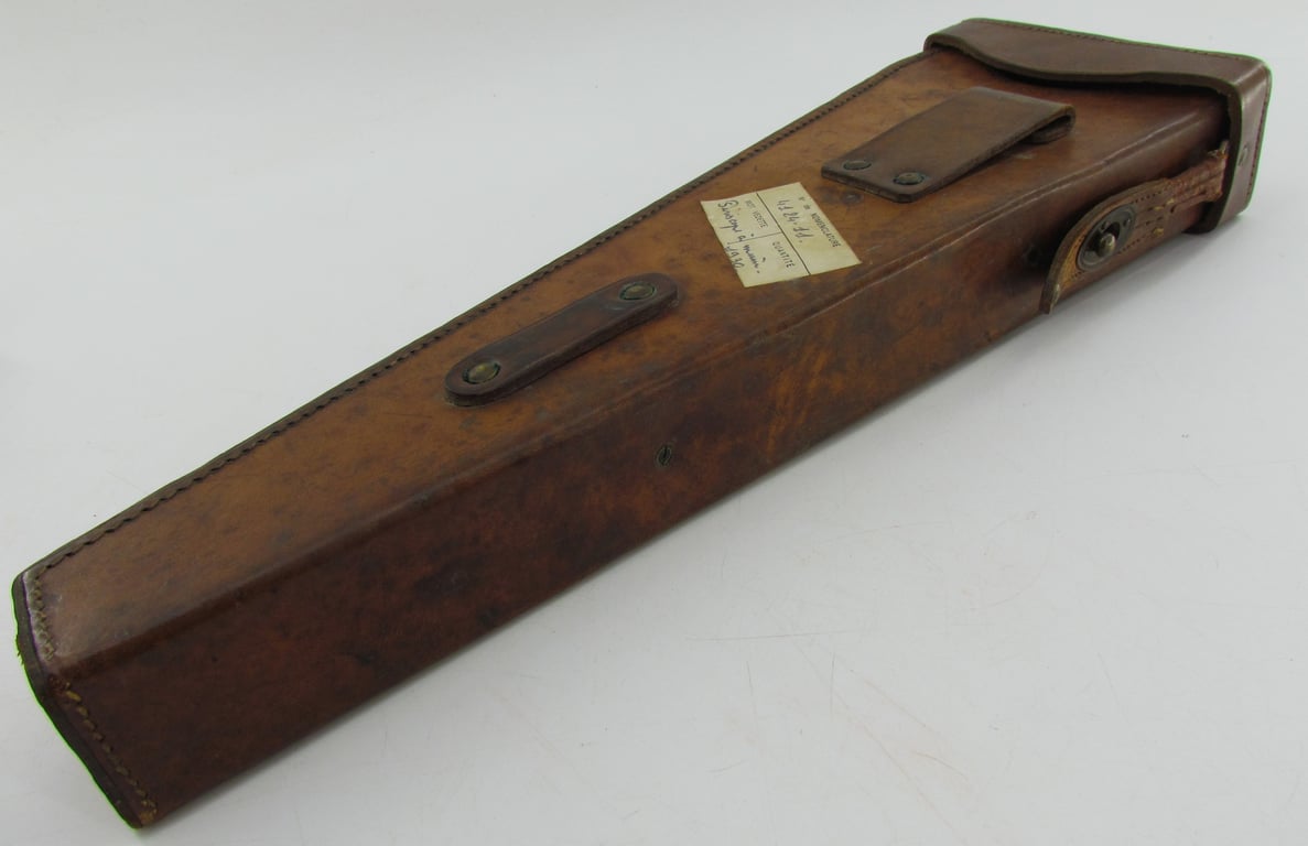 Rare original French Camouflaged Trench Periscope with Leather Carrying Case