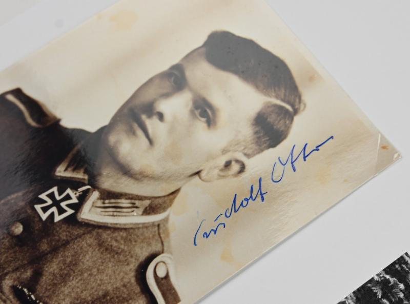 Signature of Wehrmacht Heer KC Recipient 'Rudolf Otto'