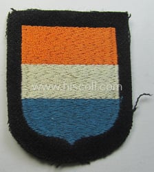 Dutch, Waffen-SS 'volunteer' arm-shield as was specifically intended...
