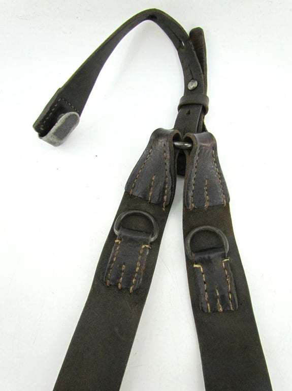 Wehrmacht leather Y-straps ‘Koppeltragegestell’