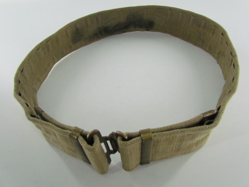 British WWII Webbing Combat Belt