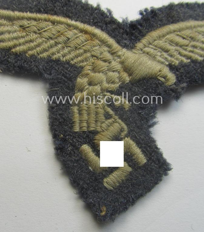 WH (Luftwaffe) EM- (ie. NCO-) 'down-tailed'-pattern breast-eagle