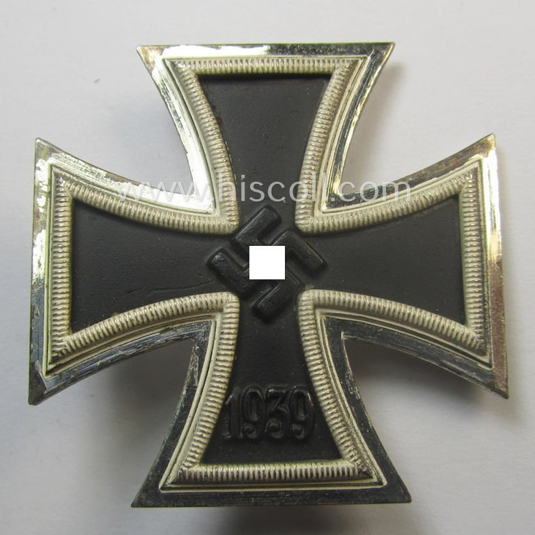 'Eisernes Kreuz 1. Klasse' (ie. Iron Cross 1st Class) being a maker- (ie. '26'-) marked example as was produced by the company: 'B.H. Mayer's Kunstprägeanstalt'