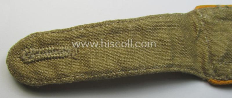 Single, WH (Luftwaffe) tropical-issued, EM-type-shoulderstrap: 'Soldat der Flieger- o. Fj.-Truppen'