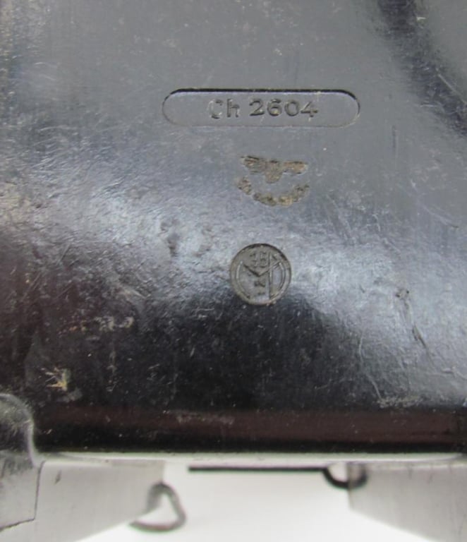 Wehrmacht Bakelite Desk telephone 38 with side box dated 1943