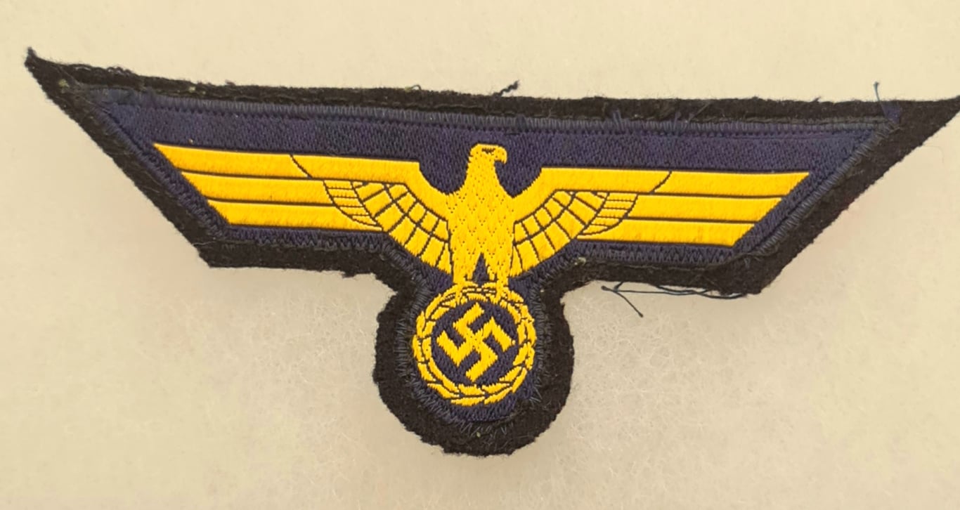 Uniform Removed OR/ NCO Kriegsmarine Breast Eagle