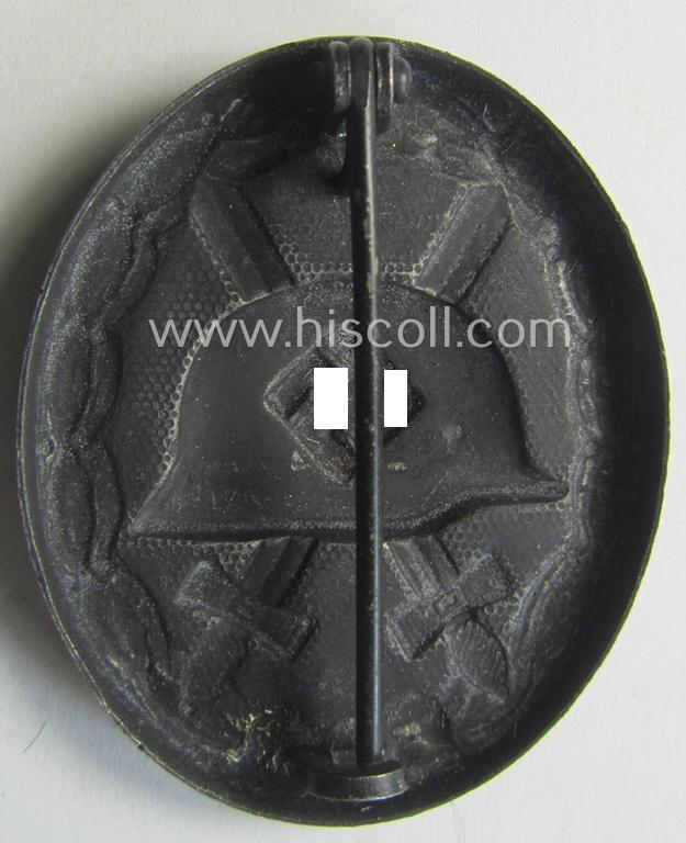 Non-maker-marked- and steel-based: 'Verwundeten-Abzeichen in Schwarz'