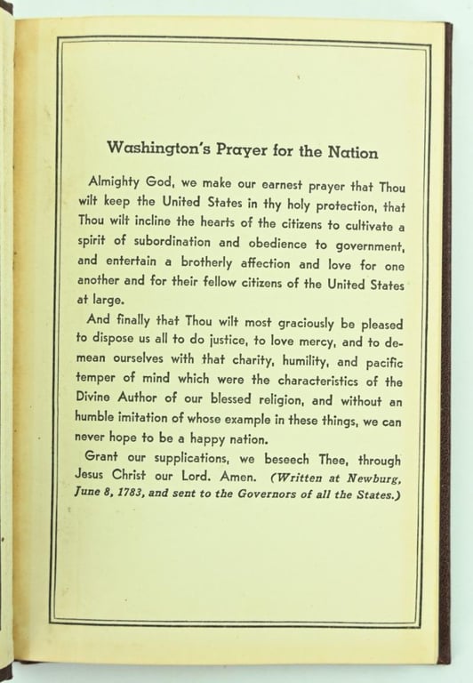 US WW2 Song and Service Book