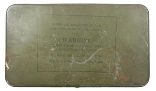 US WW2 Illuminating Disc Stock Case