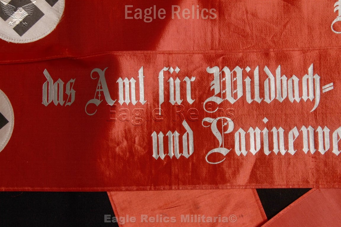 3 metre Long NSDAP Austrian Funeral Sash "Vienna"