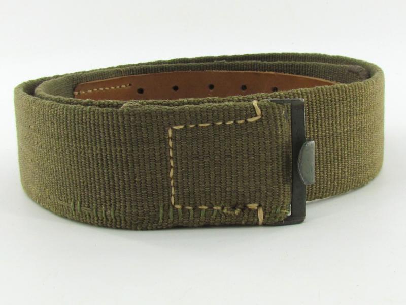 Wehrmacht tropical ‘green’ webbing belt 1943 ( Mint )