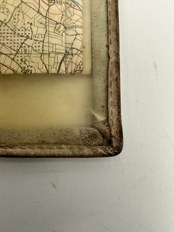 German map folder with map 1936