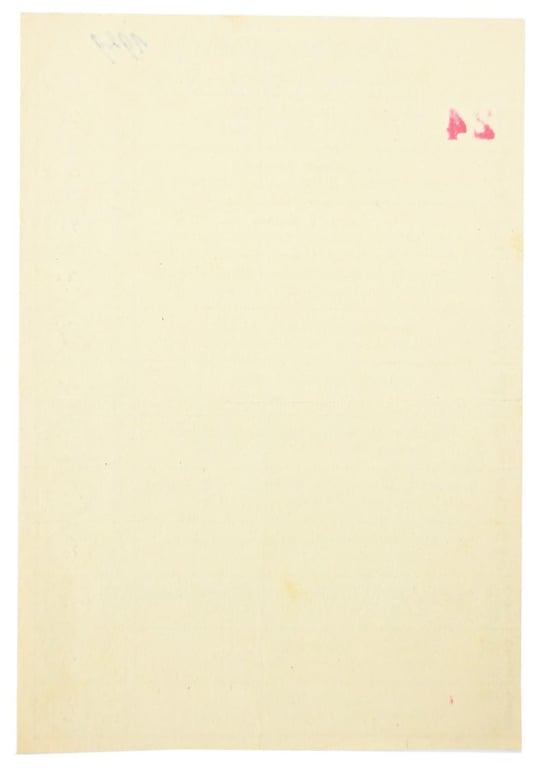 German Third Reich Voting-Paper