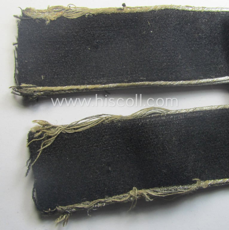 Truly used- and carefully tunic-removed, WH (Heeres) 'Ärmelstreifen für Offiziere' entitled: 'Grossdeutschland'