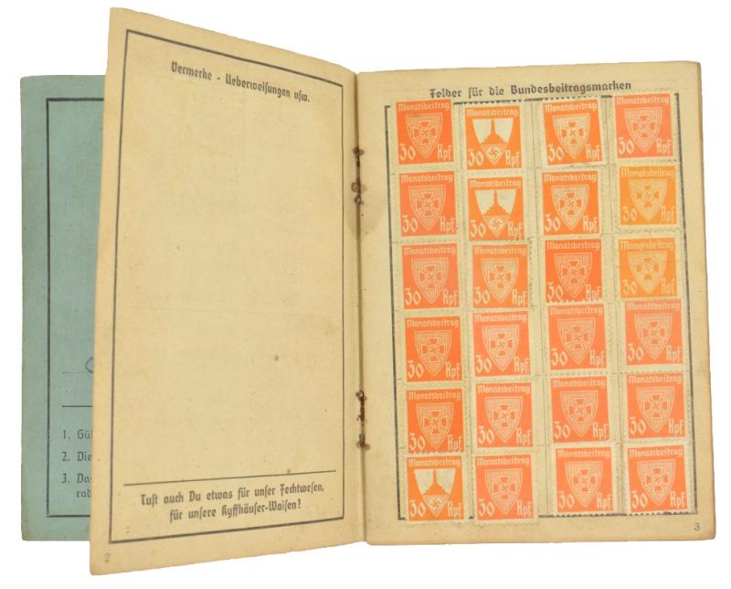 German NSRKB 'Kyffhauserbund' Memberpass