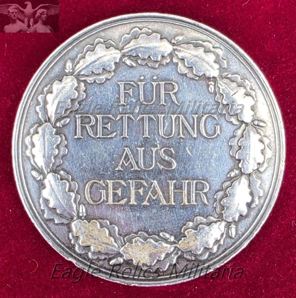 Life Saving Medal  "Lebensrettungsmedaille"