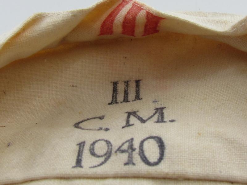Dutch militairy Shirt marked CM 1940
