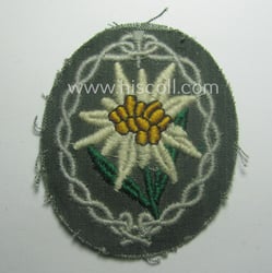 'Variant'-pattern, WH (Heeres) 'Gebirgsjäger'- (ie. mountain-troopers-) related arm-badge,...