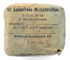 German First Aid Bandage 1945