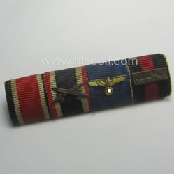 4-pieced, WWII- (ie. TR-) period ribbon-bar (ie. 'Feld-...