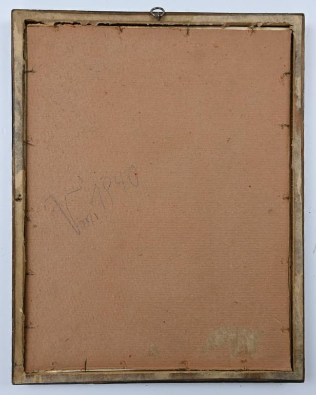German Adolf Hitler Portait in Frame