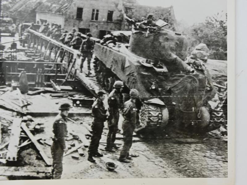 US WW2 Market Garden Press Photo 'Son'