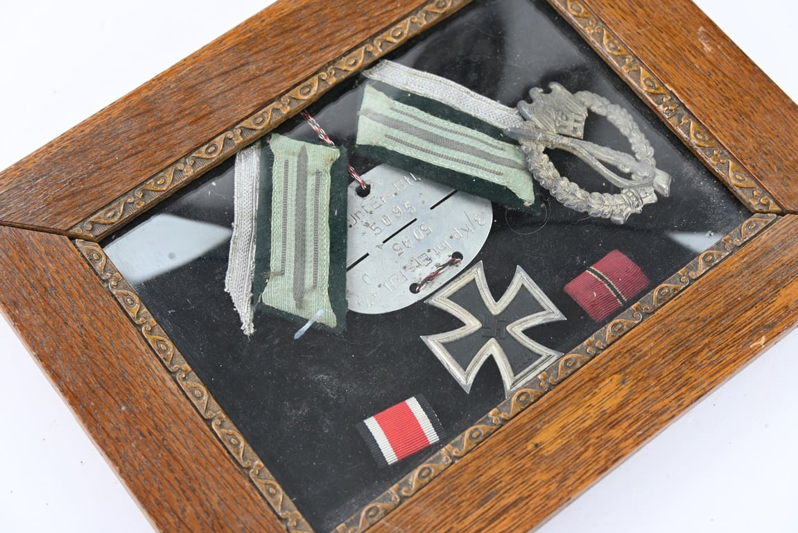 German WH Framed Medal Set