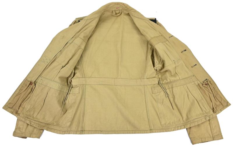 German Waffen-SS Tropical Sahariana Field Blouse