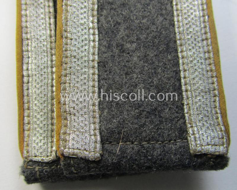 Attractive - and fully matching! - pair of mid- (ie. later-) war-period, WH (Luftwaffe) NCO-type shoulderstraps as was intended for usage by an: 'Unteroffizier der Flieger o. Fallschirm-Truppen'