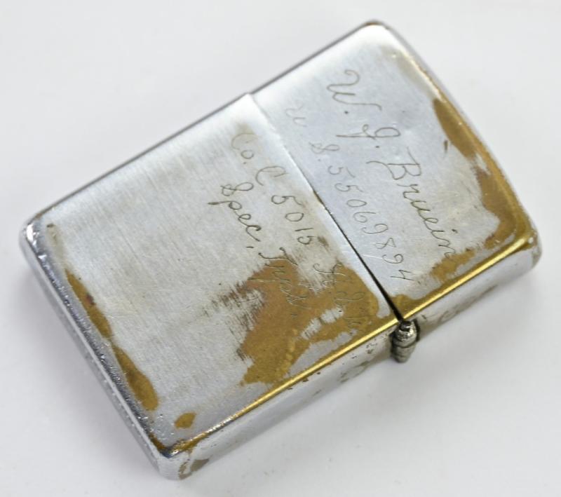 US Vietnam Period Named PMGS Zippo Cigaret Lighter