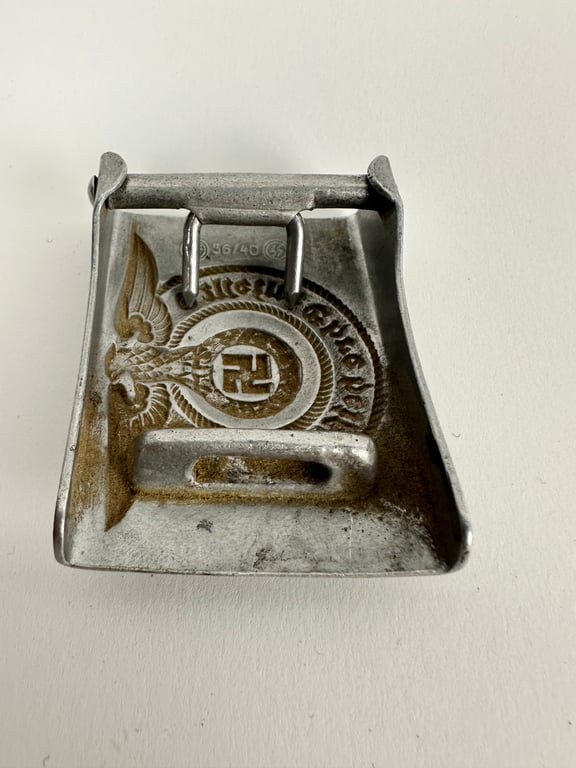 Alu.SS belt buckle by Overhoff & Clie "RZM 36/40"