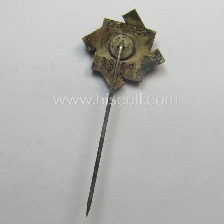 'TeNo' (ie. 'Technische Nothilfe') so-called: 'Zivilabzeichen' (being a neatly enamelled example that is individually numbered on its back with the unique bearers'-number: '25526')