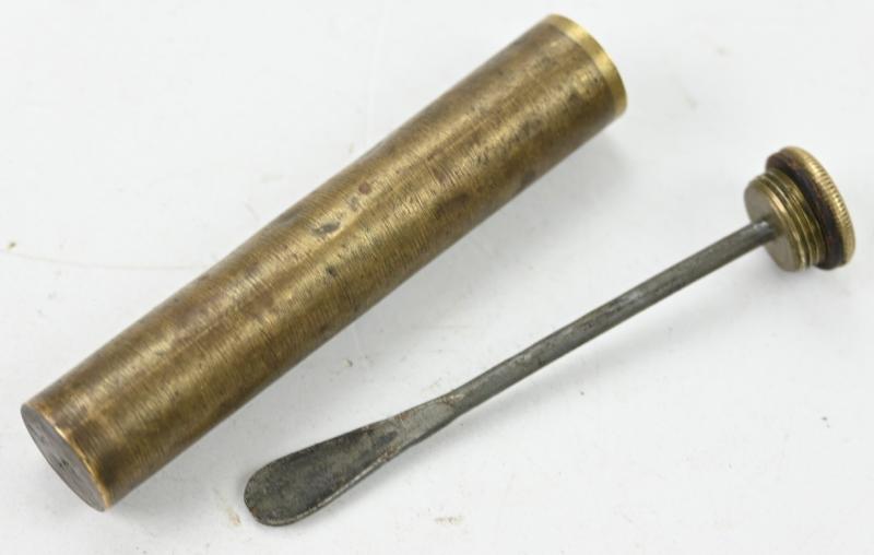 British WW2 Lee Enfield Rifle Oil Bottle Tube