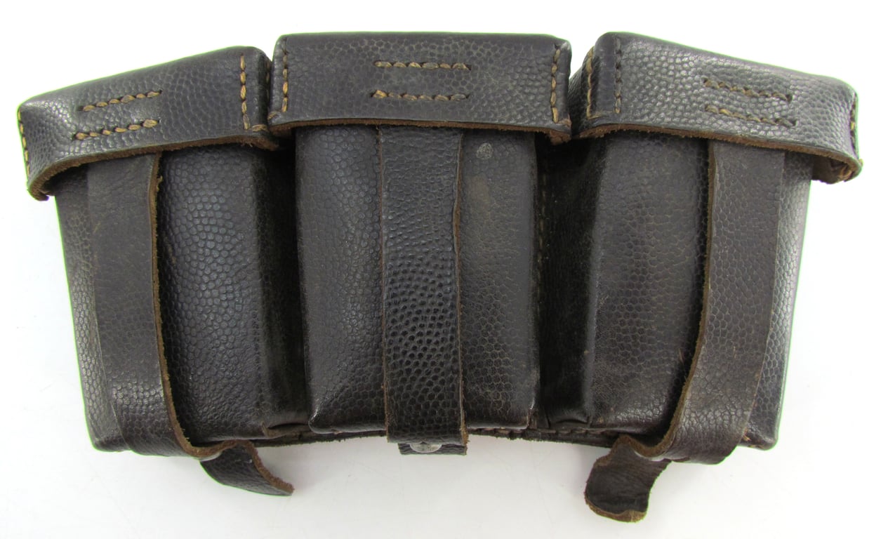 Matching Pair of K98 Ammunition Pouches - RB Numbered “0/0396/0027”