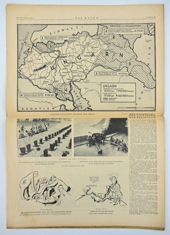 German Newspaper “Das Reich” December 1943