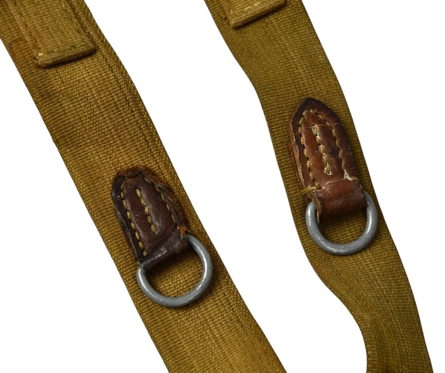 Wehrmacht tropical ‘Afrikakorps’ Y-straps ( RB Numbered )