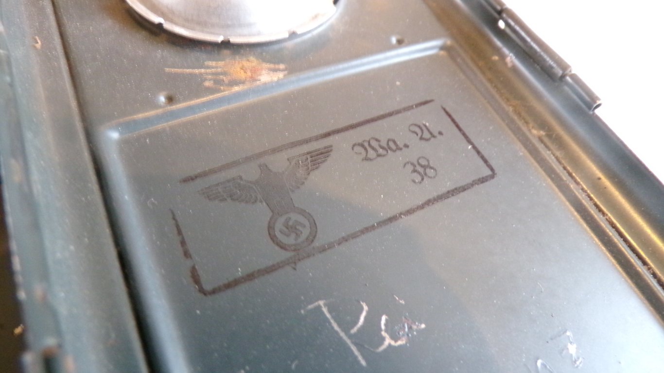 Feldgrau Pertrix Flashlight (WaA Marked)