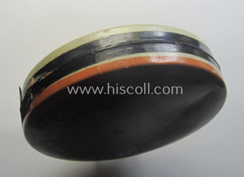 Very unusual WH chocolate ration-tin of the make: 'Scho-ka-kola - Wehrmachts-Packung', dated: '1938' that comes in an overall very nice, and still complete (and never opened!), condition