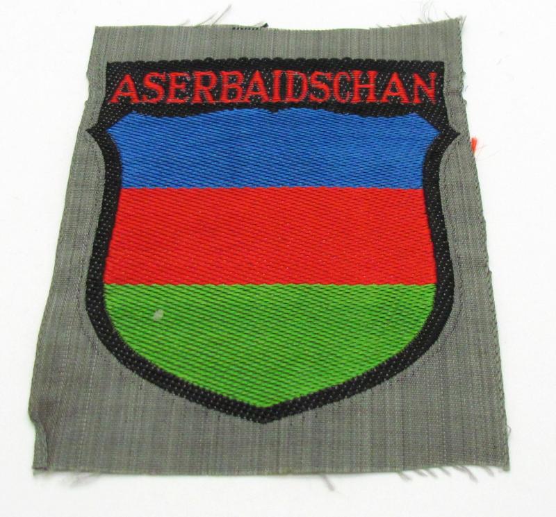 Wehrmacht ( Heer ) BeVo 'Aserbaidschan' Volunteer Sleeve Shield