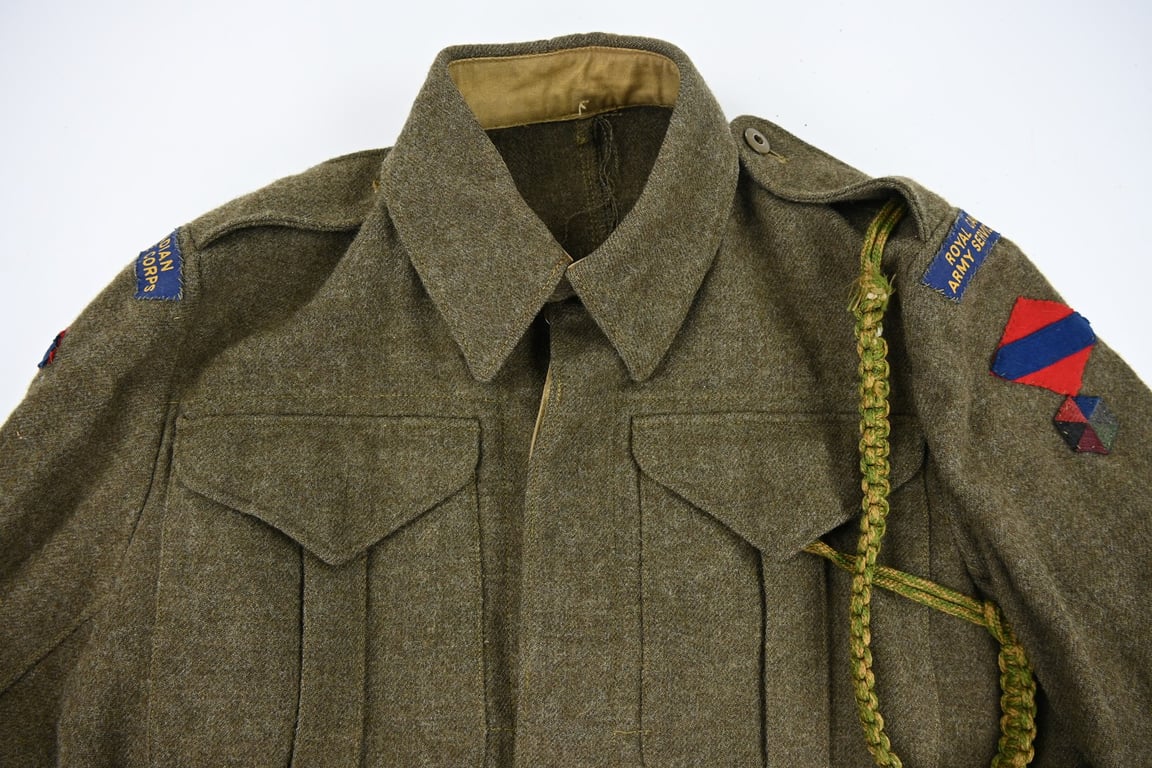 Canadian WW2 Battle Dress RCASC