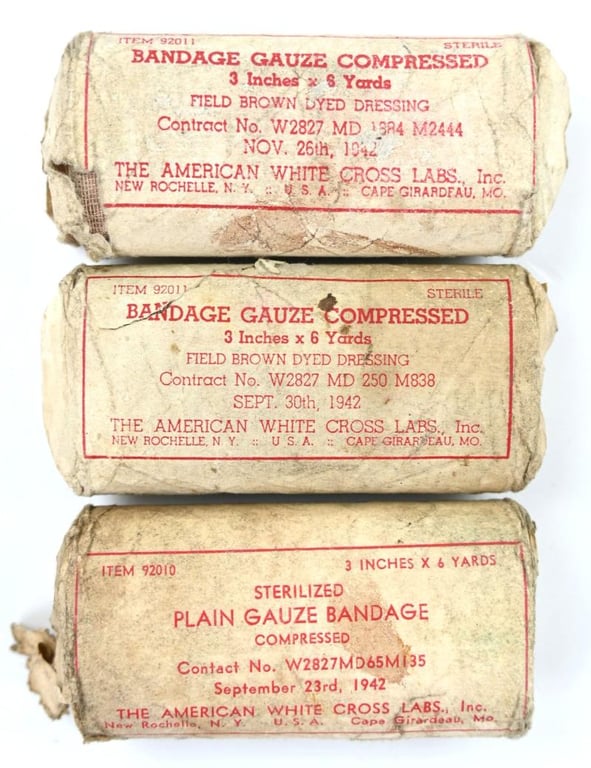 US WW2 Medical Gauze Bandage