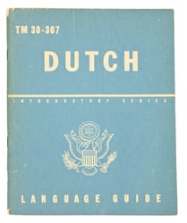 US WW2 Dutch Language Guide