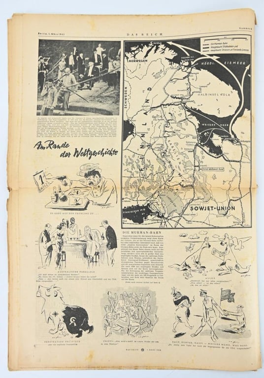 German Newspaper “Das Reich” March 1942