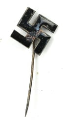German Third Reich Enamel Swastika Pin